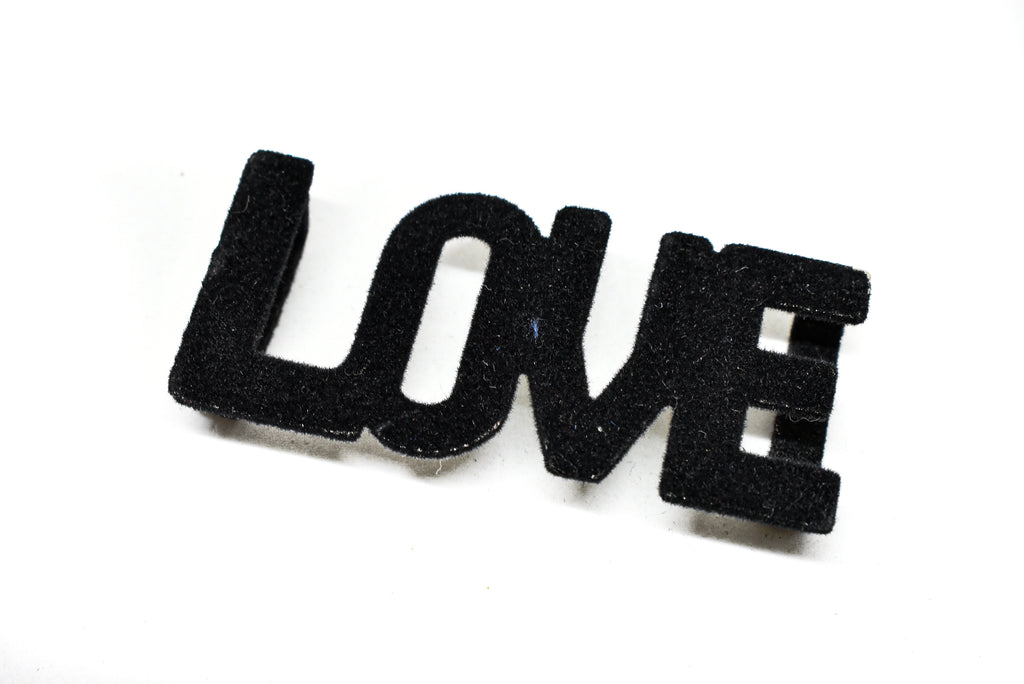 "LOVE" Suede Buckle Connector - Valentine’s Day buckle