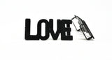 "LOVE" Suede Buckle Connector - Valentine’s Day buckle