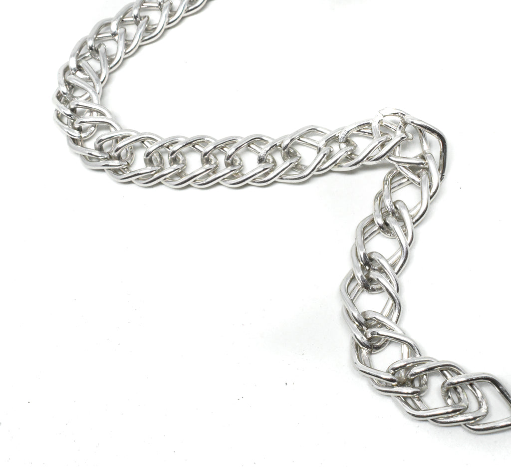 Double Layer Silver Aluminum Chain Trim | Target Trim
