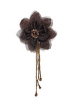 Assorted Organza Flower Piece with Beaded Fringe | Flower | Fringe - Beautiful flower