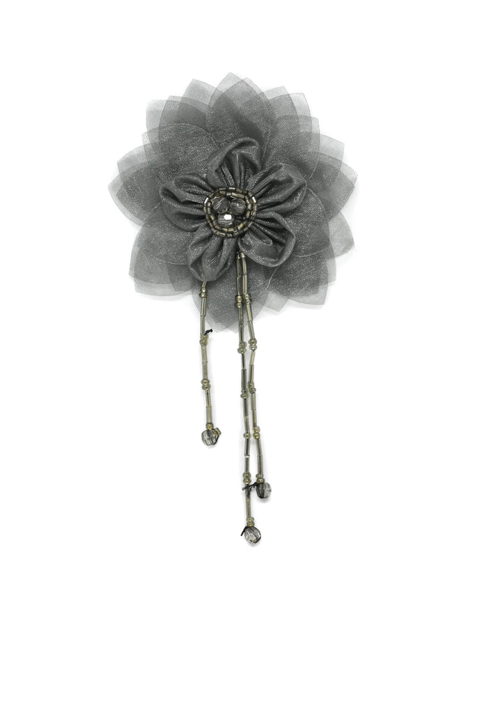 Assorted Organza Flower Piece with Beaded Fringe | Flower | Fringe - Beautiful flower