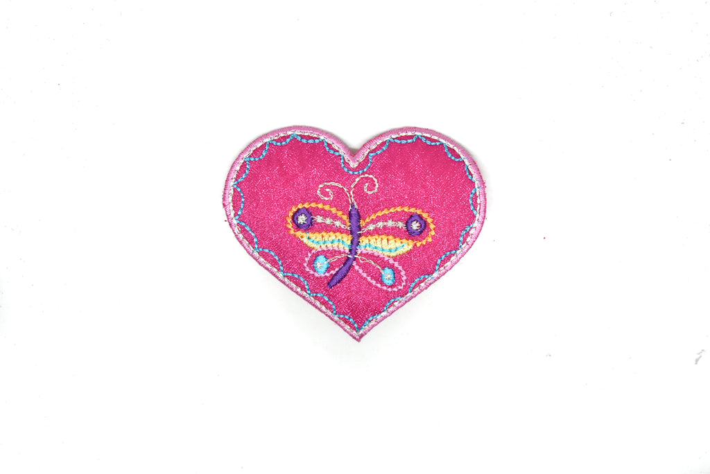 Iron-on Heart Patch, Cute Heart Patch, Valentines Day Heart Patch