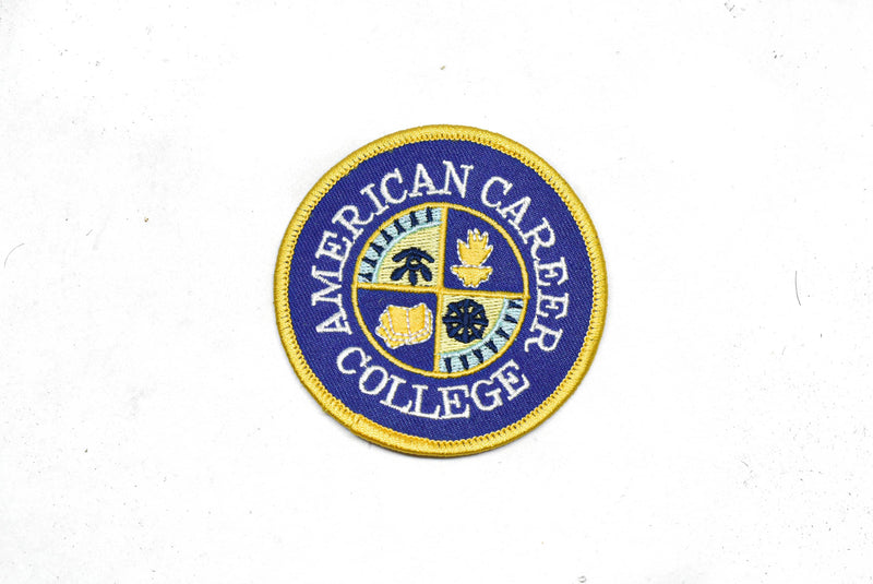 College Patch Applique- Iron-on Patch Applique- 3" - Target Trim