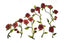 Set of Beaded Rose Flower Applique | Beaded Floral Applique Set | Unique Flower Applique Set