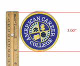 College Patch Applique- Iron-on Patch Applique- 3" - Target Trim