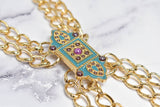 Gold Chain Fancy Dress Appliques