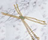 Gold Chain Fancy Dress Appliques