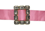 Square Gemstone Ribbon Slider 3.40" x 3" - 1 Piece