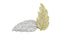 Feather Rhinestone Brooch 3.50