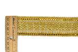 Metallic Gold Ric Rac Trim 1.50"- 1 Yard