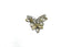 Floral Shape Rhinestone Buckle 2