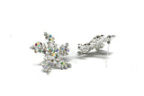 Aurora Borealis Rhinestone Flower Brooch w/ Pin 2" | Rhinestone Flower Brooch | Flower Brooch | Brooch