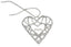 Rhinestone Heart Applique 5.50