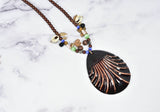 Ocean Shell Necklace and Flower Bracelet Set
