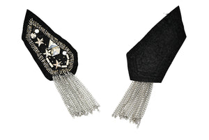 Rhinestone and Studded Epaulets - Target Trim