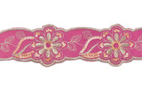 Floral Sequins Jacquard Ribbon