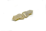 Stylish Rhinestone Connector target Trim