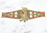 Multi-Color Bird Buckle Appliques 8 3/4" x 3 1/4" - 1 Piece