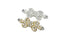 Stylish Rhinestone Connector- Rhinestone Clasp 4