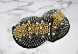 Spiked Rhinestone Shoulder Pad - Target Trim