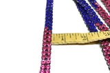 Tri-Color Rhinestone Applique 19.50" | Patch Applique - Target Trim