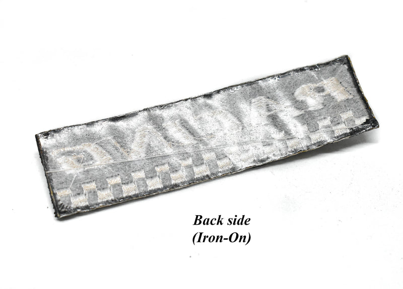 Racing Iron-On Patch 3.75" x 1" | Racing Patch Applique