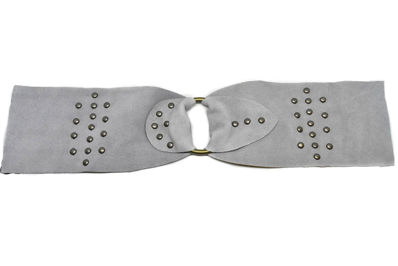 Studded Suede Belt Buckle Connector - Target Trim
