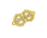 Metal Rhinestone Loop Closure - Target Trim