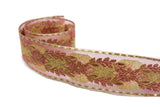 Floral Jacquard Ribbon 2.25" - 1 Yard