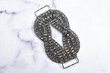 Knotted Rhinestone Connector Patch Applique -Target Trim