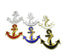 Anchor with Rope Embroidered Iron-On Patch 2