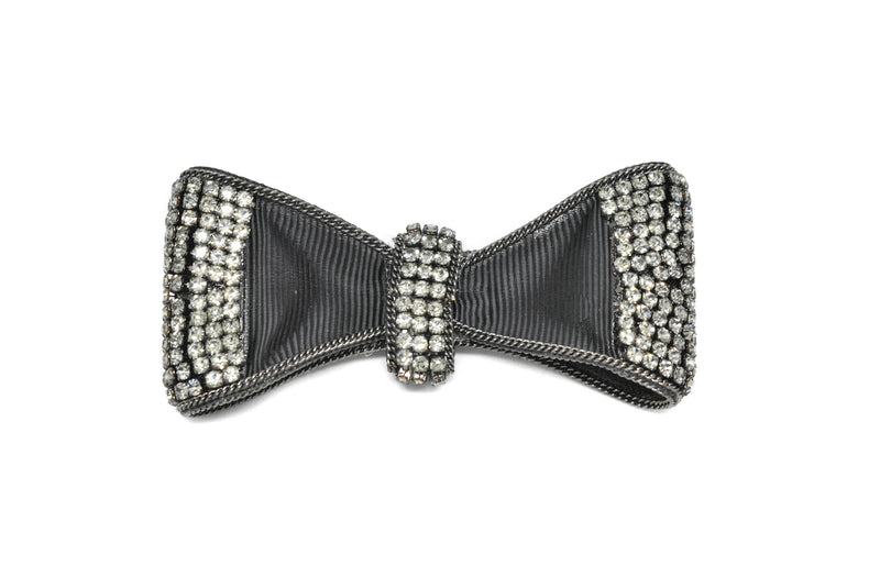 Gunmetal Rhinestone Bow - Target Trim