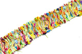 Multi-Color Frayed Fringe Trim