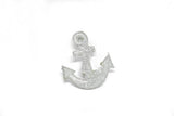 2" x 1.2"Anchor with Rope Embroidered Iron-On Patch