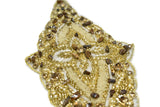 Classy Beaded Rhinestone Applique | Diamond Shape Patch Applique - Target Trim