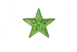 Embroidered Star Applique- Iron-on Star Patch - 2.50"  - 1 Piece