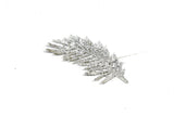 Feather Rhinestone Brooch Target Trim