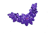 Sequins and Bugle Beaded Iron-On Applique 8" x 5" | Bugle Patch Applique - Target Trim