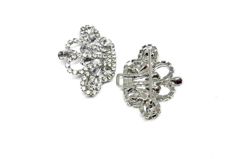 Crown Shaped Rhinestone Connector - Target Trim