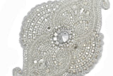 Unique Gold & Silver Appliques 8.50" x 4.50" | Patch Applique - Target Trim