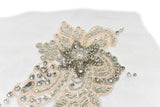 Floral Pink Organza Applique | Flower Patch Applique - Target Trim