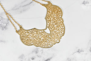 Butterfly Design Gold Necklace