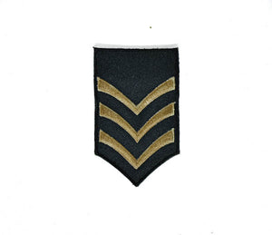 Iron-on Sergeant Army Embroidery Patch Applique 2" x 3" - Target Trim