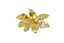Gold Sequins Flower Applique with Pin 4.50