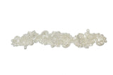 Curvy Beaded Rhinestone Applique - Beautiful Design Patch Applique