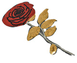 Sequin Rose Iron-On Patch 11" x 4.50" | Rose Patch Applique