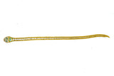 Rhinestone Gold Tiger Metal Applique 16" x 1.25" | Tiger Patch Applique - Target Trim