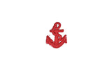 Embroidered Ship Anchor Iron-On Patch Applique 1.50" x 1" | Anchor Patch Applique - Target Trim