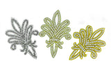 Fleur-de-lis Rhinestone Iron-On Patch/Applique 7" x 4.50" | Target Trim