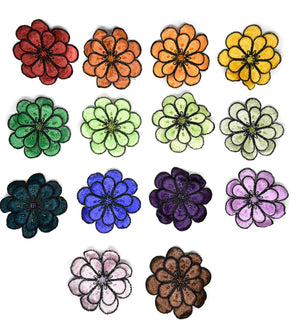 Flower Sequin Applique 3" | Flower Patch Applique - Target Trim